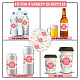 Autocollants adhésifs pour étiquettes de bouteilles DIY-WH0520-003-5