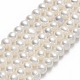 Brins de perles de culture d'eau douce naturelles PEAR-F018-18B-01-1