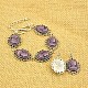 Fashion Tibetan Style Jewelry Sets: Earrings and Bracelets SJEW-JS00338-01-2
