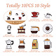 10 шт. 10 стильных эмалированных булавки для кофеварки JEWB-TA00001-07-4