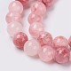 Natural Colorful Green Jade Beads Strands G-G757-02-12mm-3