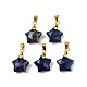 Breloques naturels lapis-lazuli X-G-N326-142-02-1