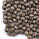 Perles acryliques plaquées PACR-T006-04-1