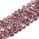 Glass Beads Strands X-GLAA-T006-06B-12-1