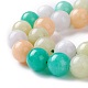 Tinti bianco naturale perle di giada fili G-I299-F08-10mm-3