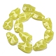 Natürliche Zitronen Jade Perlen Stränge G-B051-B02-01-2