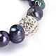 Bracciali di perle perline NJEW-Q300-05-3