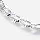 Collares de cadena de hierro NJEW-P176-04-2