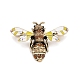 Булавка пчелиная эмаль со стразами JEWB-A004-21AG-1