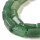 Verde naturale perline avventurina fili G-M403-B26-4