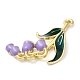 Pendentifs d'émail en alliage&nbsp;ENAM-U001-04C-G-2