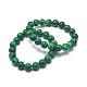Stretch-Armbänder aus synthetischen (gefärbten) Perlen aus Malachit BJEW-K212-C-031-1