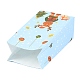 クリスマステーマクラフト紙袋  ギフトバッグ  スナックバッグ  長方形  トナカイの模様  23.2x13x8cm CARB-H030-B06-3