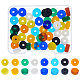 Arricraft 48 pièces 8 couleurs perles de verre dépoli faites à la main GLAA-AR0001-24-1