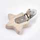 Clip porta ciuccio in legno di faggio X-WOOD-T015-09-3