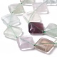 Natural Rhombus Fluorite Beads Strands G-L254-08-4