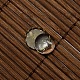 9.5~10mm Clear Domed Glass Cabochon Cover for Flat Round DIY Photo Brass Cabochon Making DIY-X0103-AB-NR-3