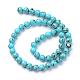 Assembled Synthetic Turquoise and Shell Beads Strands G-S212-8mm-03-2