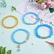 4Pcs 4 Style Natural Malaysia Jade & Synthetic Citrine Stretch Bracelets Set with Glass Beaded BJEW-SW00105-03-3