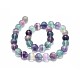 Natural Fluorite Beads Strands G-I249-B02-04-2