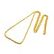 Modische 304 Edelstahl Seil Kette Halskette Herstellung STAS-A028-N039G-L-1