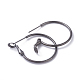 Brass Hoop Earrings KK-I665-26B-B-2