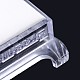 有機ガラスのペンダントネックレスディスプレイスタンド  ブラック＆ホワイト  9x8x5cm PDIS-N011-04-4