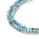 Natürliche blaue Opal Perlen Stränge G-K315-B05-A-3