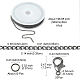 Kit de fabrication de collier de bracelet de chaîne de bricolage DIY-YW0006-37-4