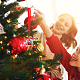スーパーファインディング 8 セット 8 スタイルクリスマステーマ昇華ブランク合金フォトフレームペンダント熱転写印刷昇華クリスマスパーティーの装飾のための装飾 DIY-FH0005-64-6