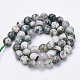 Chapelets de perles en agate d'arbre naturelle G-S281-15-10mm-2