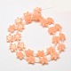 Synthetic Coral Beads Strands CORA-L020-B-12-2