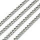 304 Stainless Steel Cuban Link Chains CHS-L015-12-1