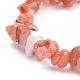 Ensemble de bijoux en perles d'agate rouge naturelle SJEW-JS01232-04-7