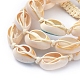 Verstellbare bedruckte geflochtene Perlenarmbänder aus Kaurimuschel BJEW-JB05154-3