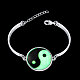 Feng Shui New Fashion Yin and Yang Luminous Bracelets BJEW-BB14703-2