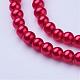 Glass Pearl Beads Strands HY-4D-B70-2