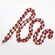 Handmade Glass Faceted Rondelle Beads Chains AJEW-PH00498-05-1