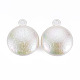 Ciondoli in plastica abs galvanica imitazione perla KY-T023-005-4