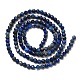 Chapelets de perles en lapis-lazuli naturel G-K020-3mm-23-2