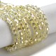 Chapelets de perles en verre électroplaqué EGLA-J026-3mm-F23-5