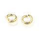 Messing Open Ringe springen&nbsp;KK-V007-004G-01-2