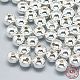925 Sterling Silver Beads STER-T002-237S-6mm-1