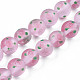 Chapelets de perles vernissées mates manuelles LAMP-N021-39A-1