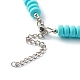 Polymer Clay Beaded Necklaces NJEW-JN03585-05-5