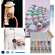 SUNNYCLUE 132Pcs 18 Styles Silicone Beads SIL-SC0001-34-5
