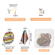 Kits de fabricación de pendientes colgantes diy de olycraft DIY-OC0005-96-2