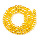 Electroplate Transparent Glass Beads Strands GLAA-T032-T4mm-AB11-3