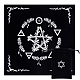 Creatcabin 2 stücke 2 stil tuch quadratische altar tarot tischdecke AJEW-CN0001-17B-1