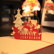 Pop-up casa tarjetas de felicitación Feliz Navidad 3d navidad X-DIY-N0001-117R-1